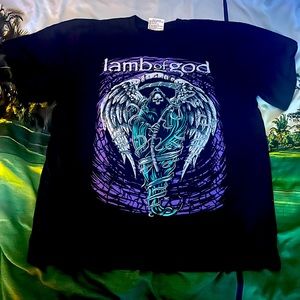 Lamb Of God Black Grim Reaper T-shirt Men's Size XL